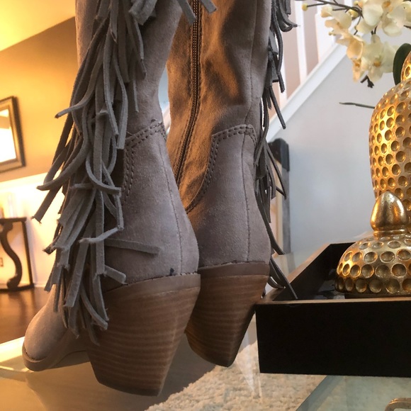 Carlos Santana lever doe fringe boots - Picture 7 of 10